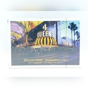 ⭐️3/$15 4 Queens Hotel & Casino Fremont St‎ Las Vegas Deck of Playing Cards  New